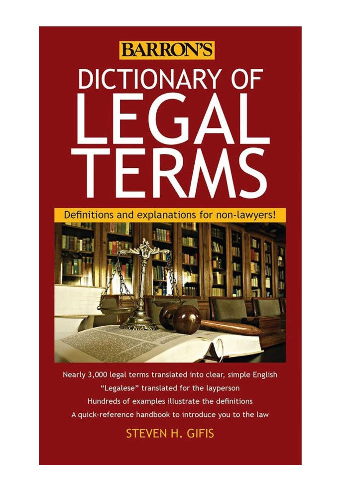 Barron's Dictionary of Legal Terms