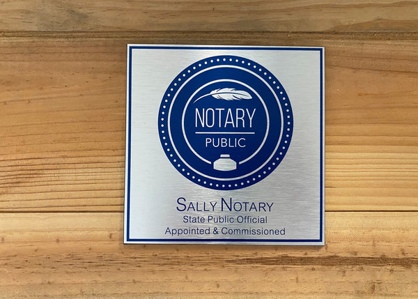 Notary Custom Wall Plaque – Notaries.com