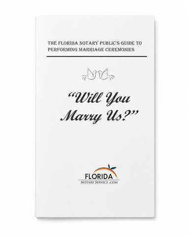 Wedding Guide for Florida Notaries