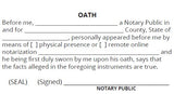Oath Stamp