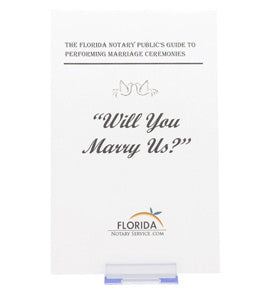 Wedding Guide for Florida Notaries